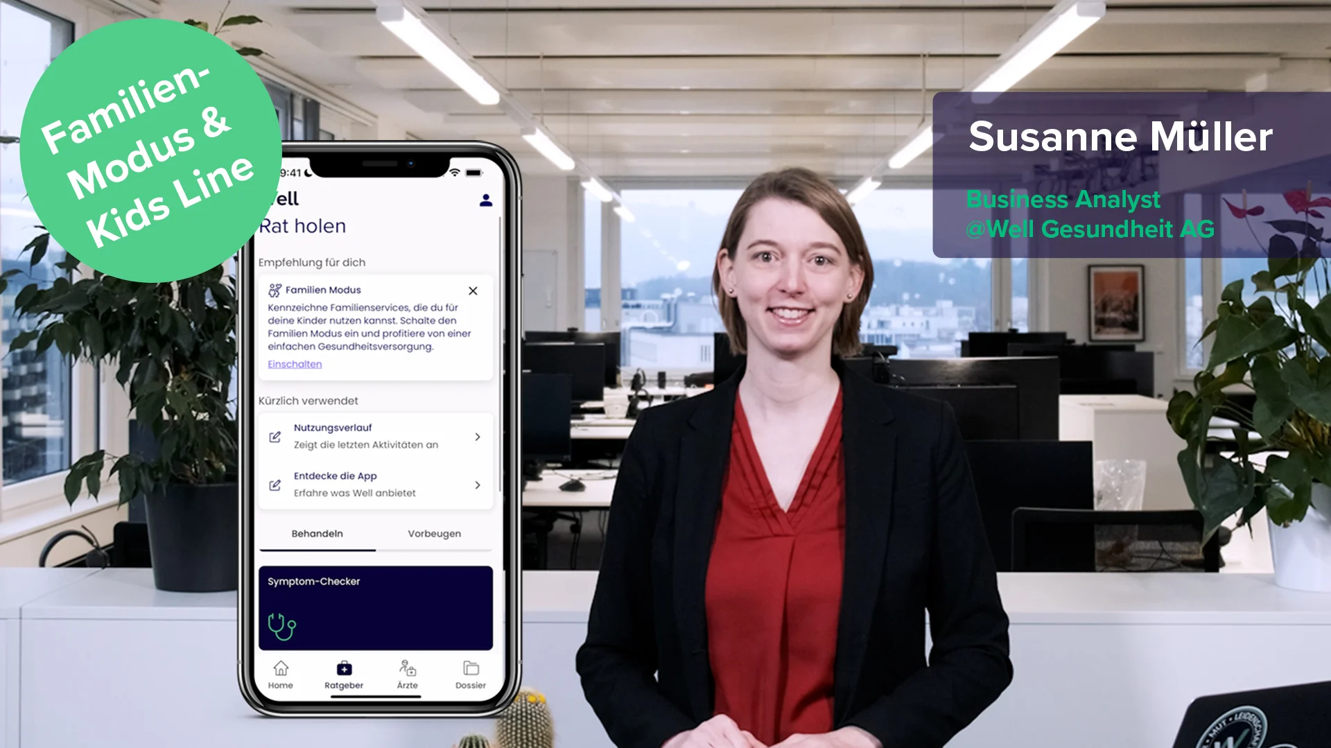 Mehr Familie in der Well-App - Hintergrundbild