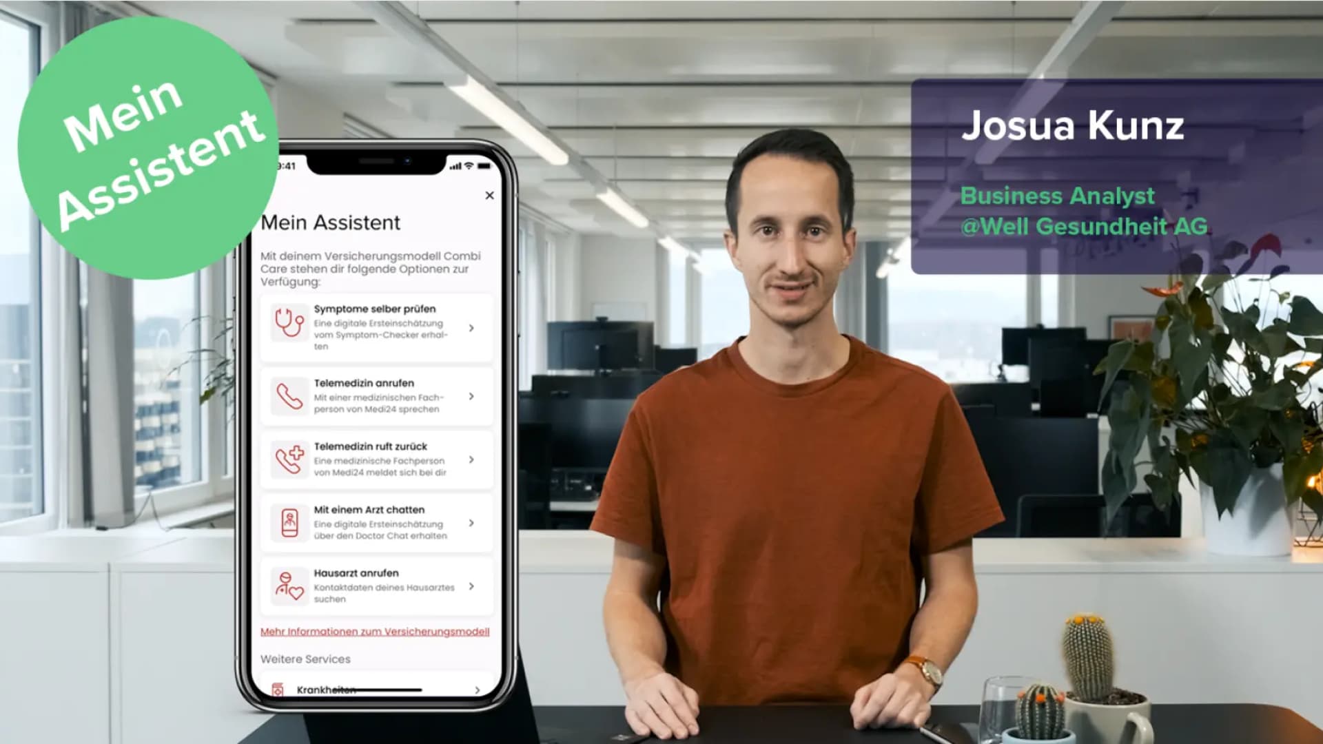 Der Well-Assistent – Hintergrundbild