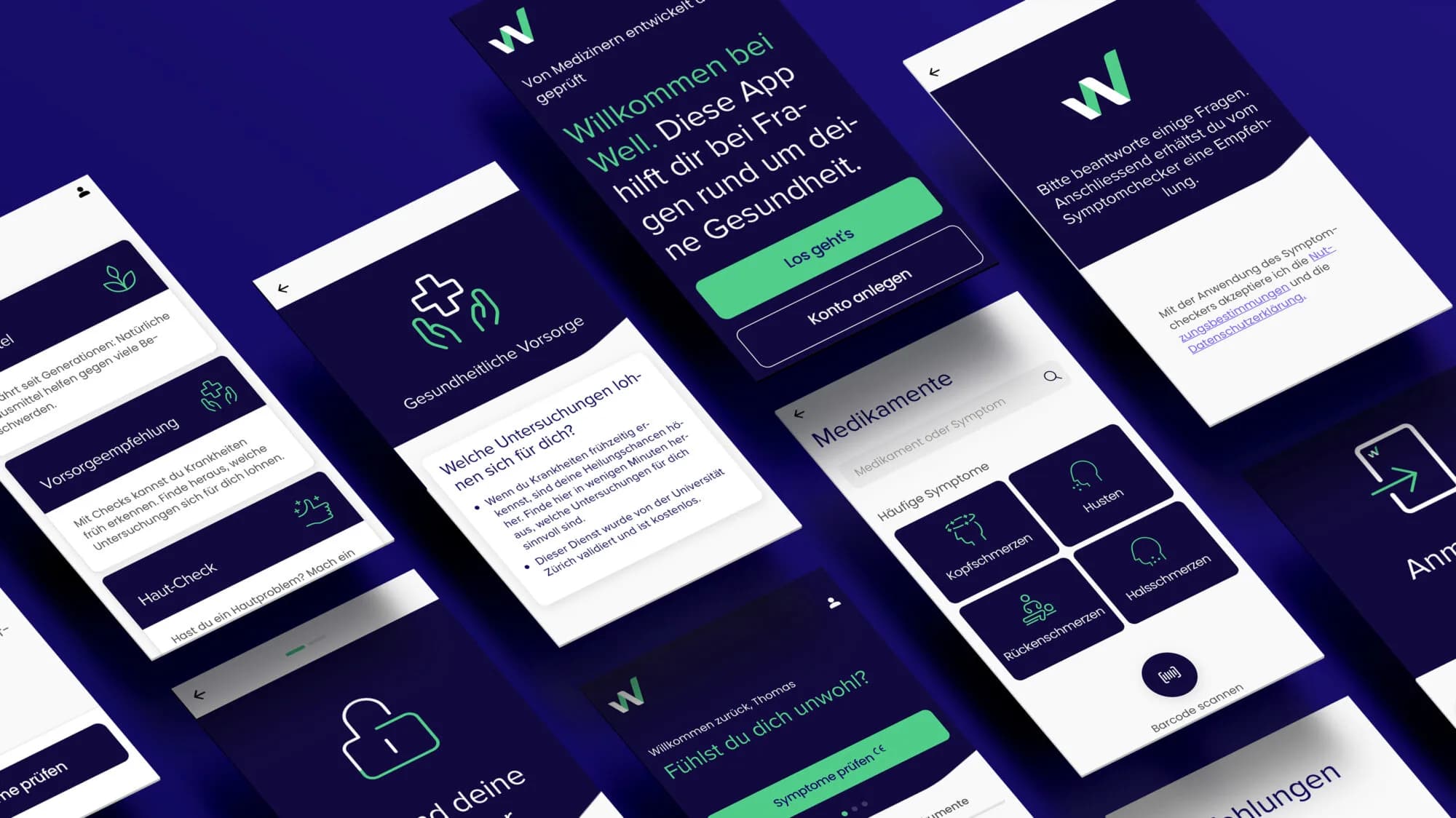 Vernetzung im Schweizer Gesundheitswesen - Hintergrundbild