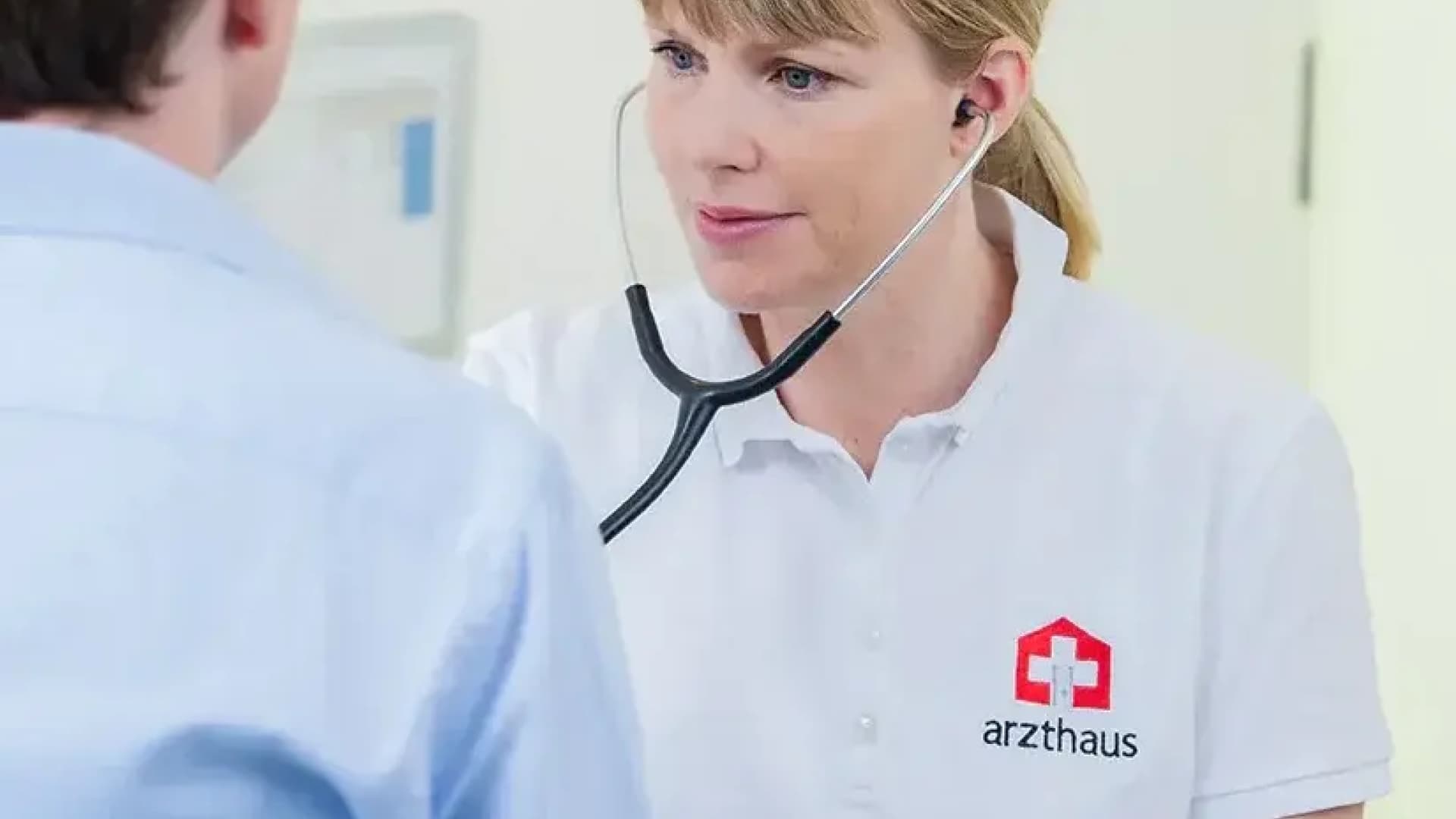 Terminbuchung über Well bei Arzthaus - Hintergrundbild